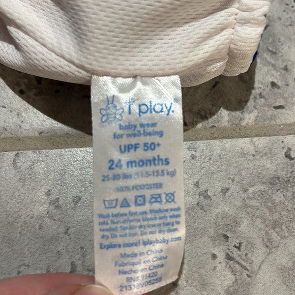 EUC i play. Whale themed baby swim diaper 24 months size UPF 50+ - Picture 8 of 9